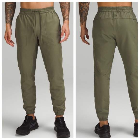 Lululemon Athletica License To Train Jogger (Pants), Medium Olive (Green) sz. S - Picture 2 of 7